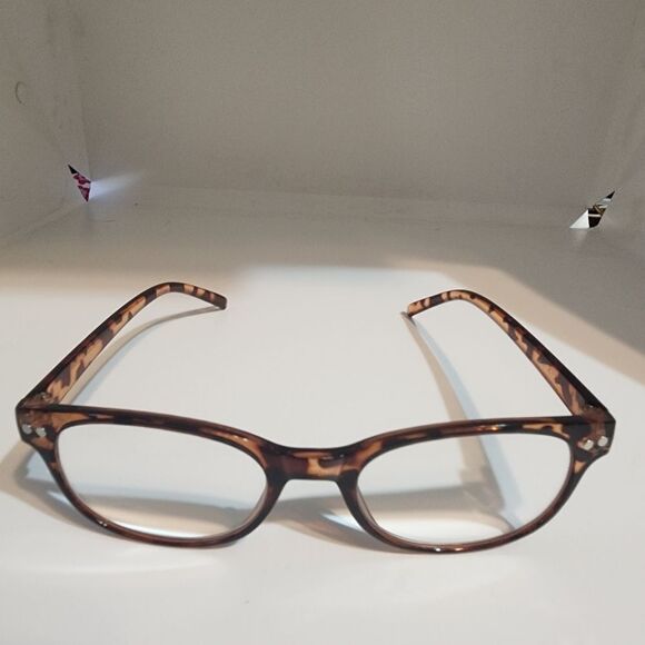 Perry Ellis Brown Tortoiseshell Prescription Glasses Frames - Picture 3 of 6